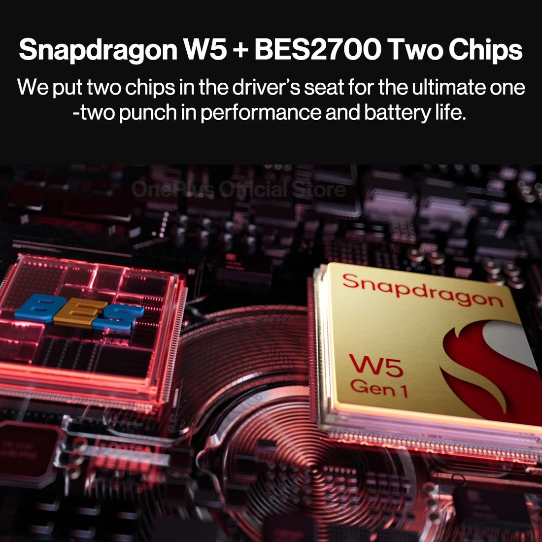 Global Version OnePlus Watch 2 Smart Watch Snapdragon W5 2GB 32GB 1.43'' AMOLED Display